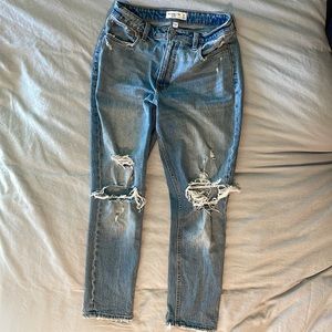 Abercrombie & Fitch The Skinny High Rise jeans Curve Love size 29/8r light wash